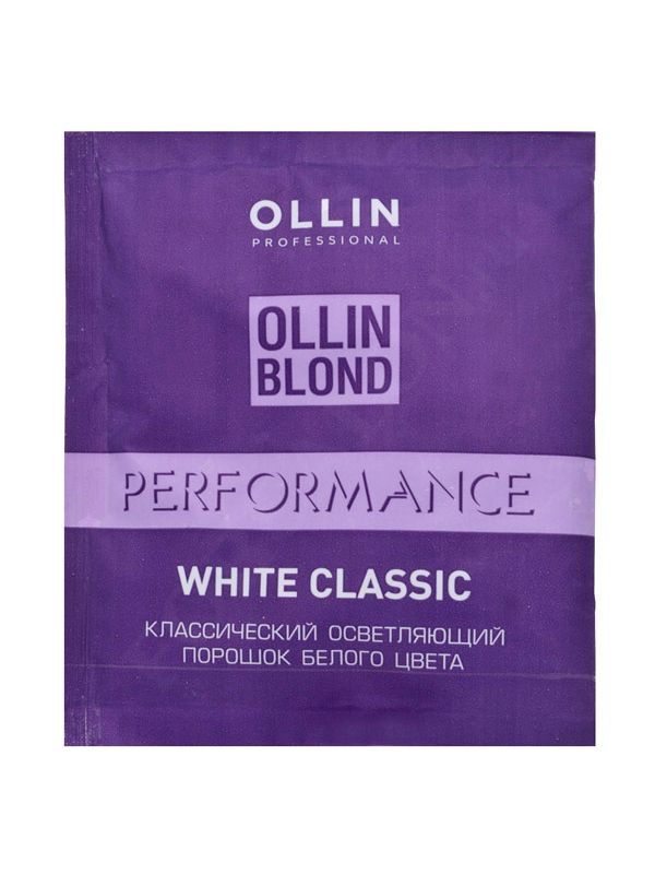 Ollin, Классический осветляющий порошок белого цвета «Performance» серии «Blond», Фото интернет-магазин Премиум-Косметика.РФ